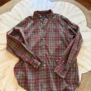 RL Classic Plaid Men's Button Up